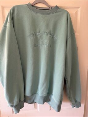 The Post Nashville Sage Green Crewneck Sweatshirt
